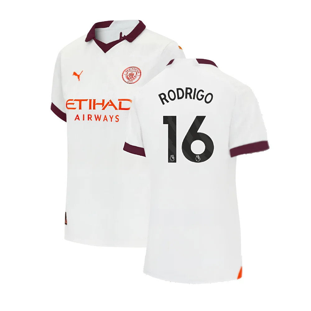 2023-2024 Man City Away Shirt (Ladies) (RODRIGO 16)_0