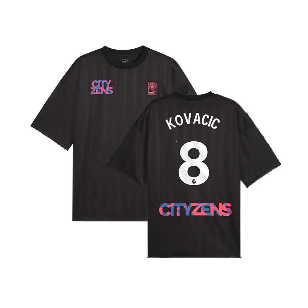 2023-2024 Man City FtblNrgy Jersey (Black) (Kovacic 8)_0