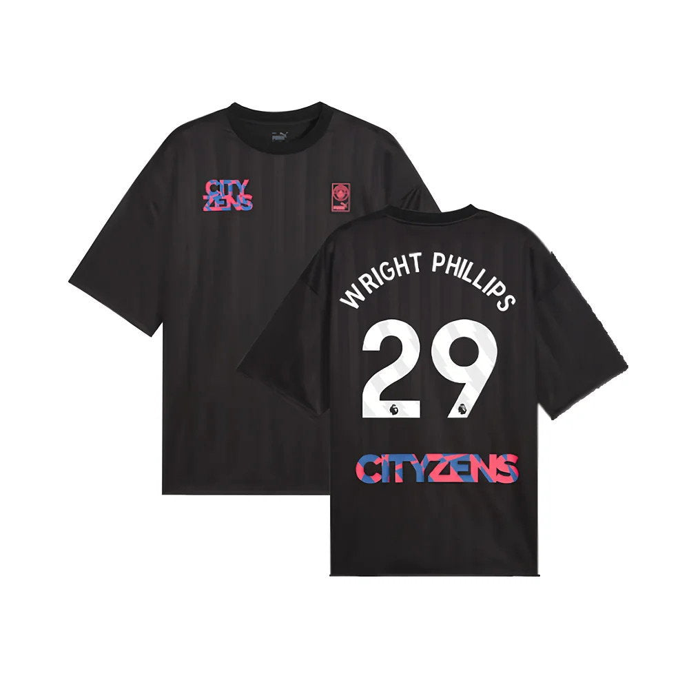 2023-2024 Man City FtblNrgy Jersey (Black) (WRIGHT PHILLIPS 29)_0