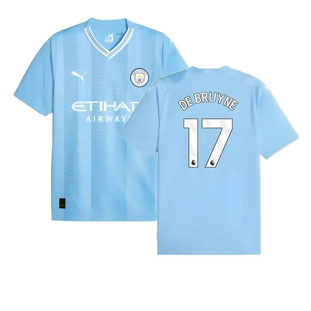 2023-2024 Man City Home Shirt (DE BRUYNE 17)_0