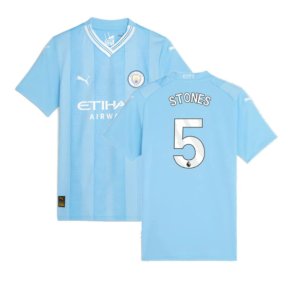 2023-2024 Man City Home Shirt (Ladies) (STONES 5)_0