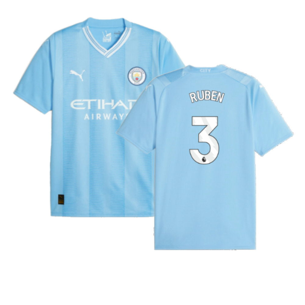 2023-2024 Man City Home Shirt (RUBEN 3)_0