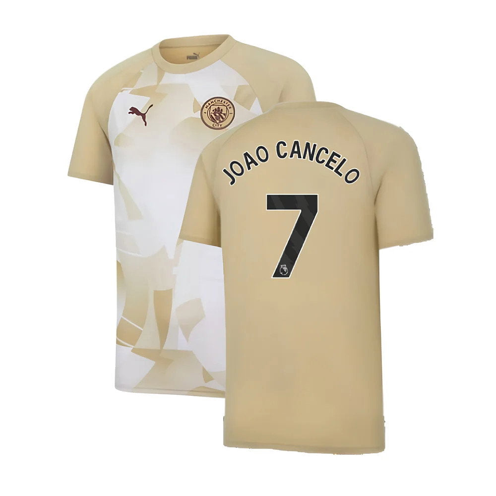 2023-2024 Man City Prematch SS Jersey (Granola) (JOAO CANCELO 7)_0