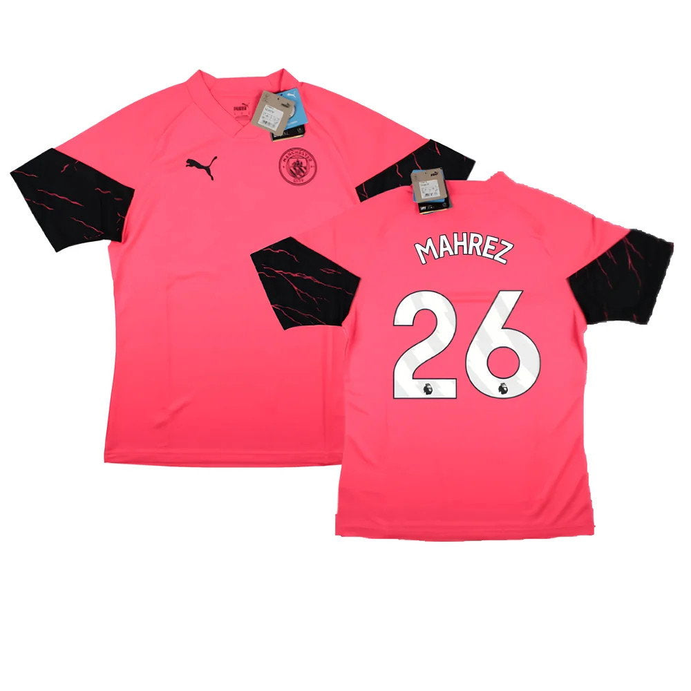 2023-2024 Man City Training Jersey (Sunset Glow) (MAHREZ 26)_0