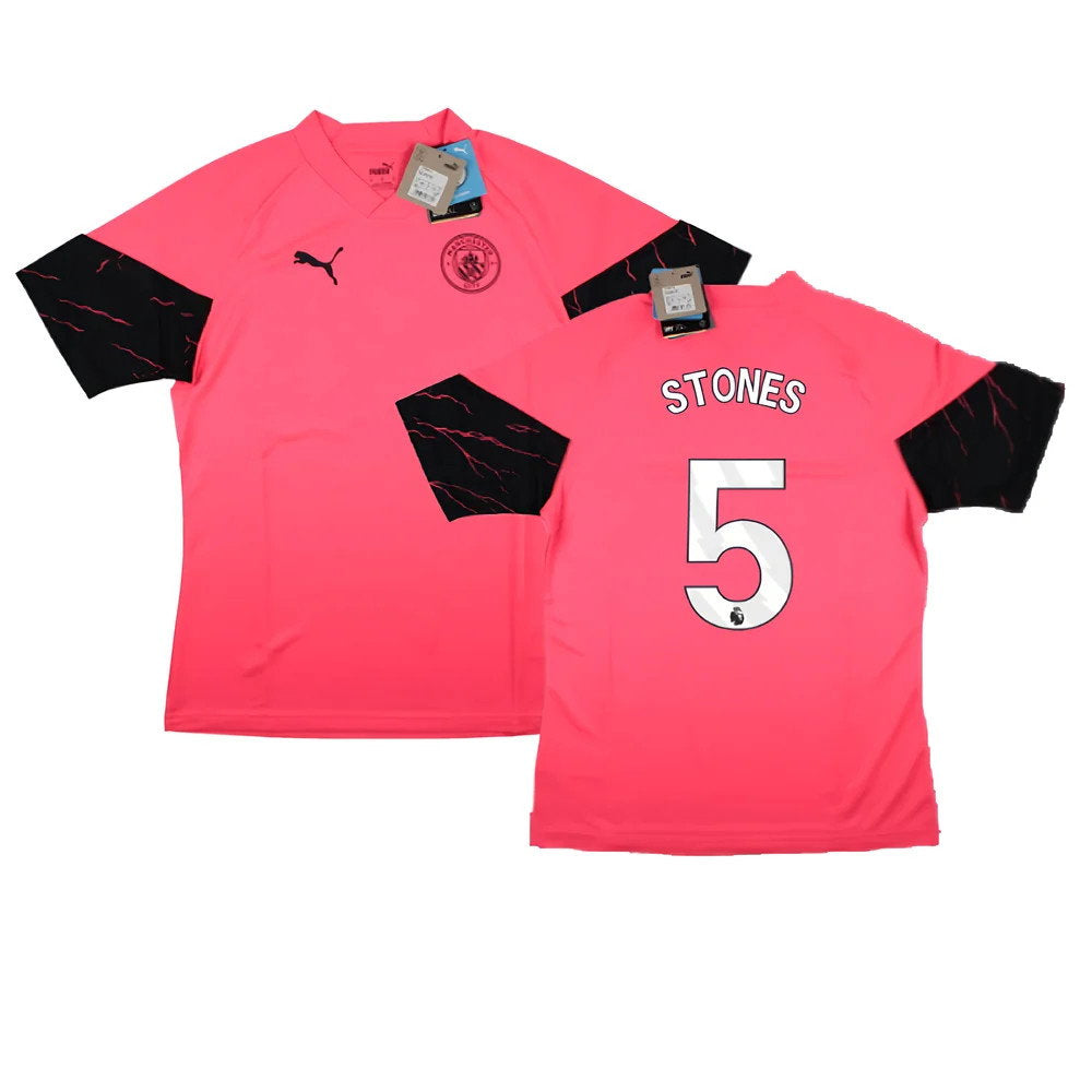 2023-2024 Man City Training Jersey (Sunset Glow) (STONES 5)_0