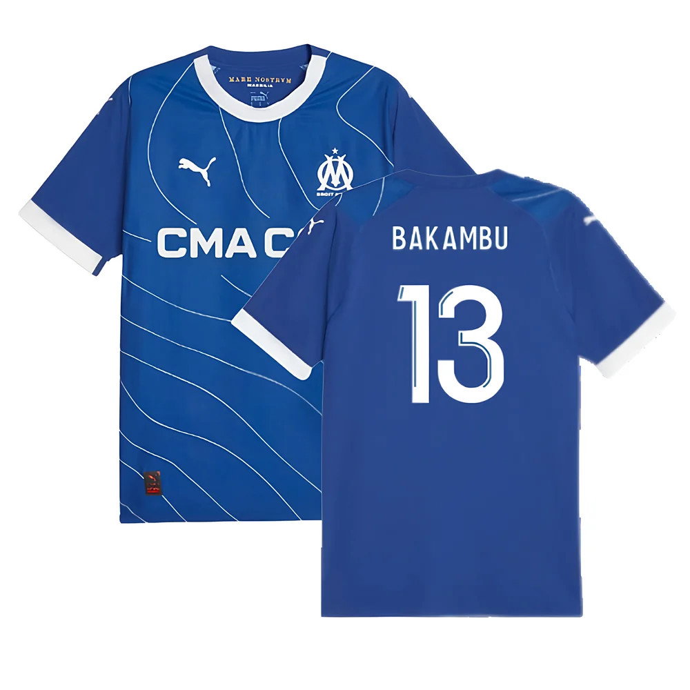 2023-2024 Marseille Away Shirt (Bakambu 13)_0