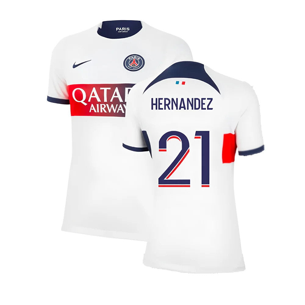 2023-2024 PSG Away Shirt (Womens) (Hernandez 21)_0