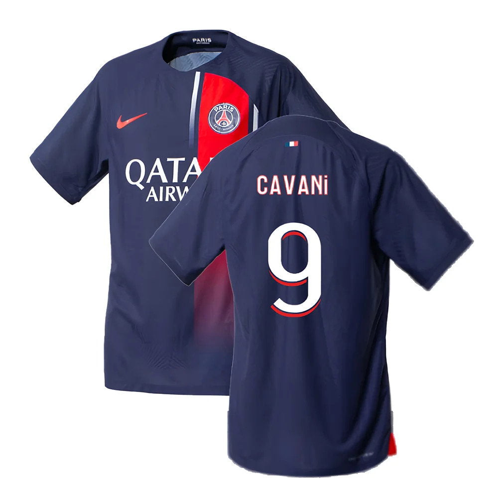 2023-2024 PSG Home Match Authentic Shirt (Cavani 9)_0