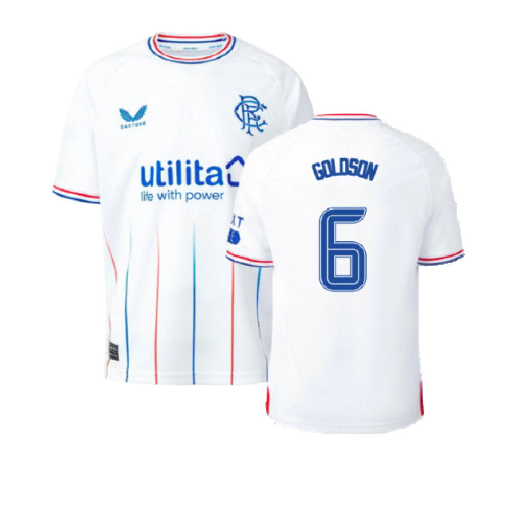 2023-2024 Rangers Away Shirt (Kids) (Goldson 6)_0