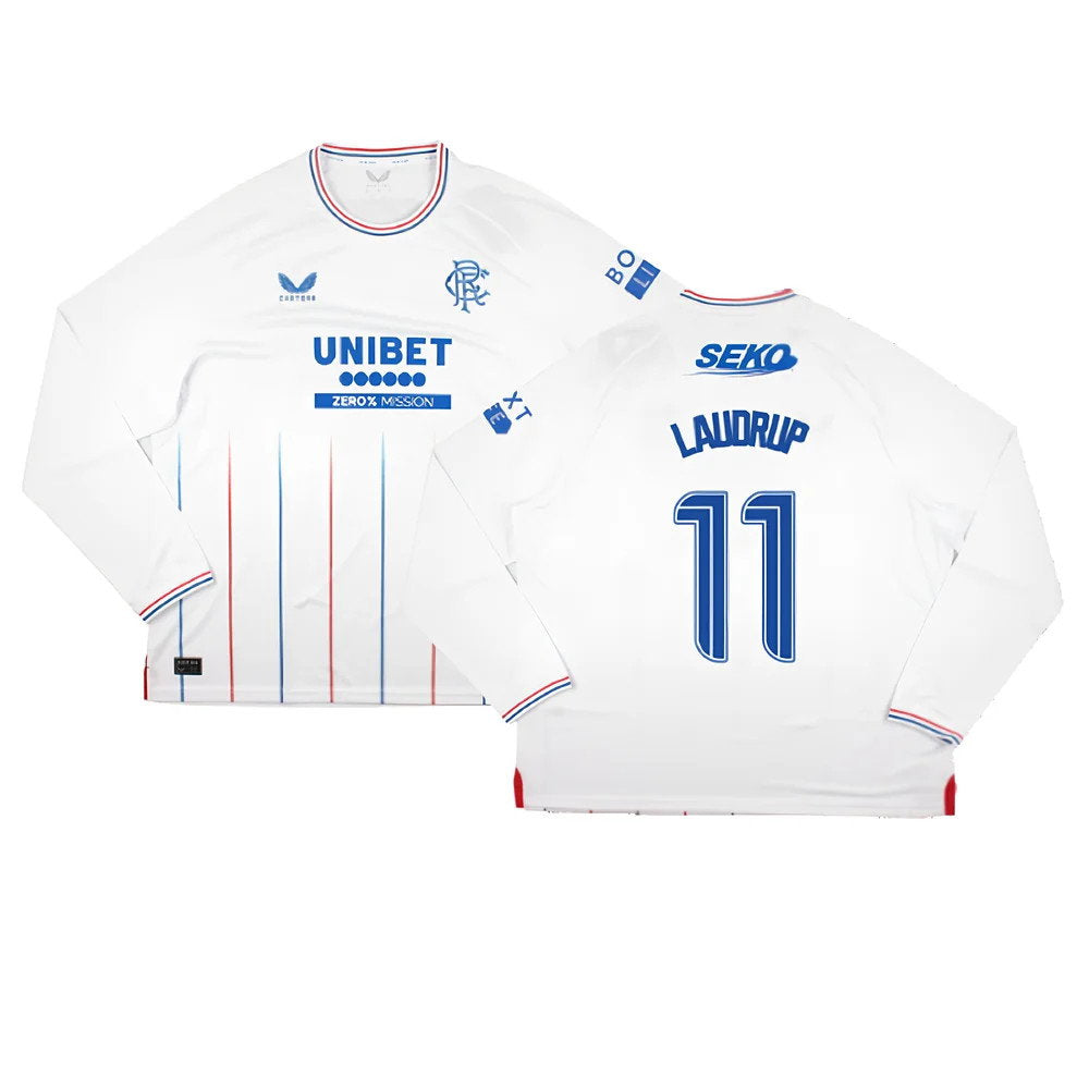 2023-2024 Rangers Long Sleeve Away Shirt (Laudrup 11)_0