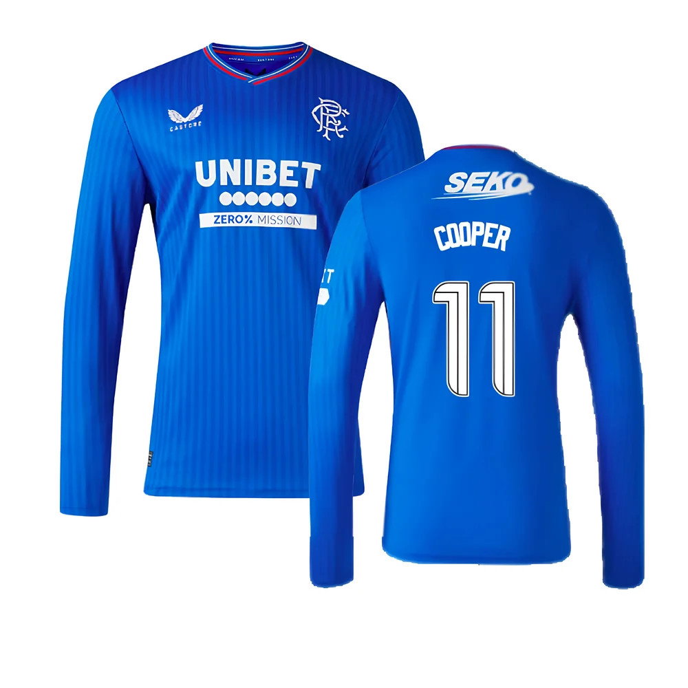 2023-2024 Rangers Long Sleeve Home Shirt (Cooper 11)_0