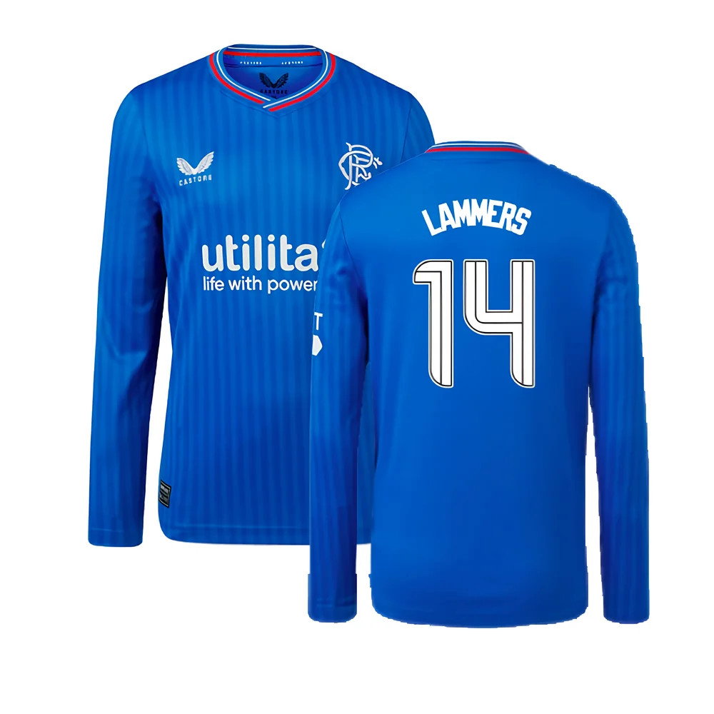 2023-2024 Rangers Long Sleeve Home Shirt (Kids) (Lammers 14)_0