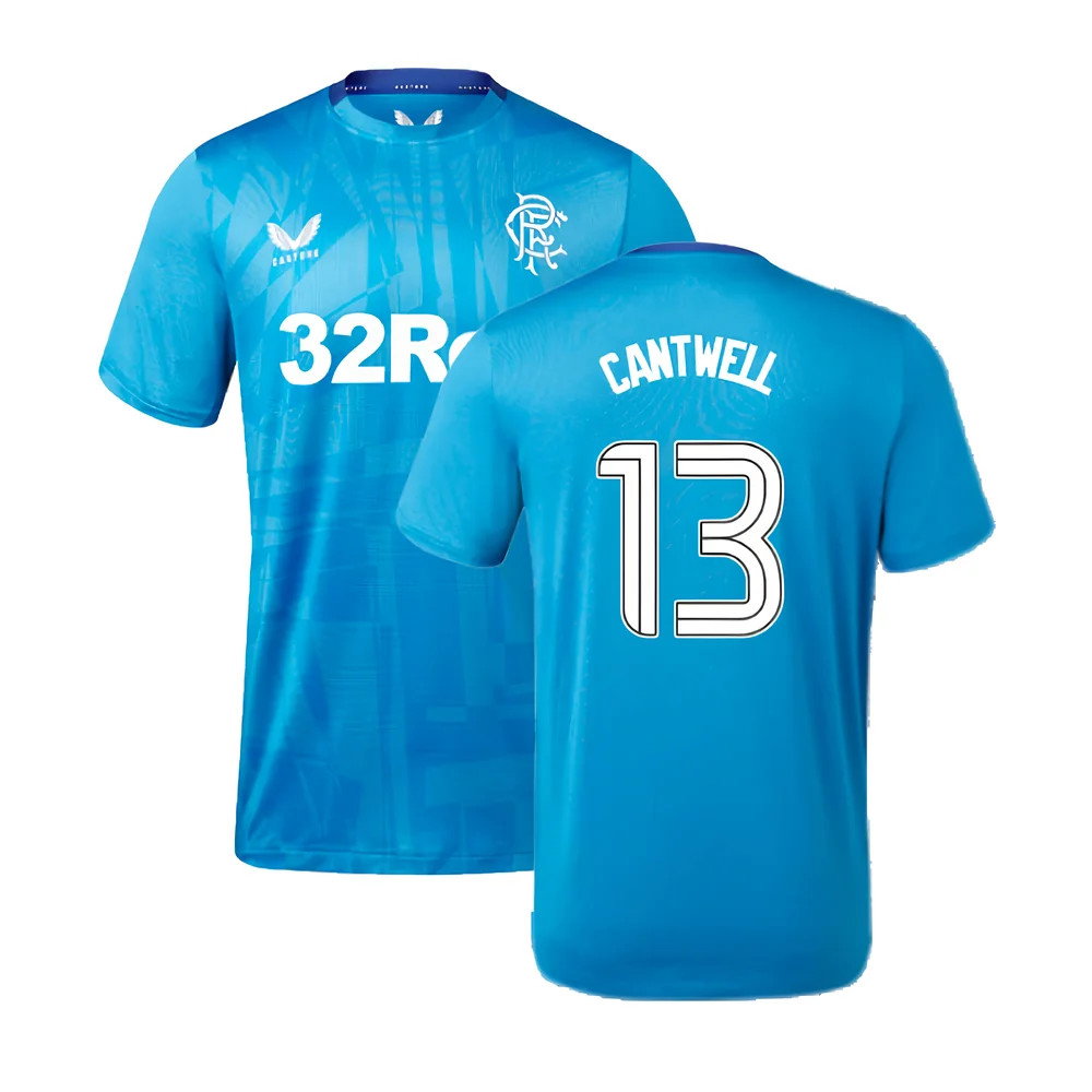 2023-2024 Rangers Players Training Tee (Deep Water) (Cantwell 13)_0