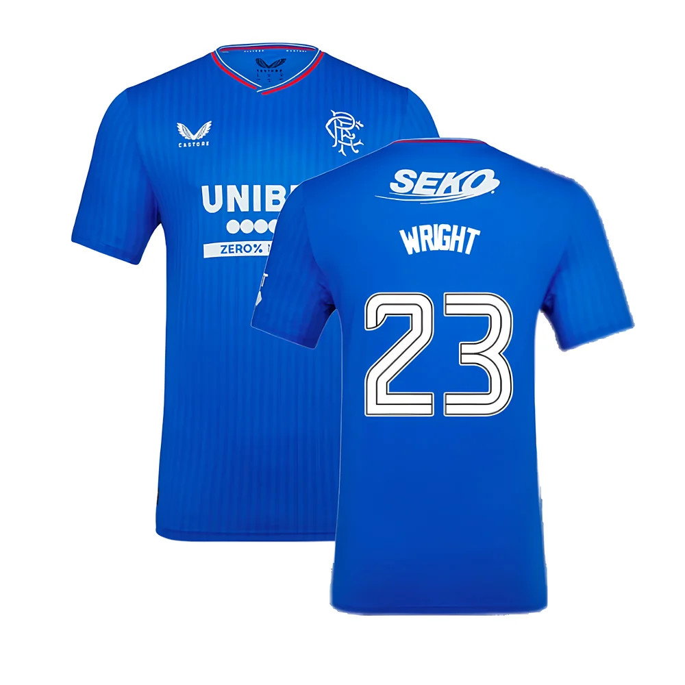 2023-2024 Rangers Pro Authentic Home Shirt (Wright 23)_0