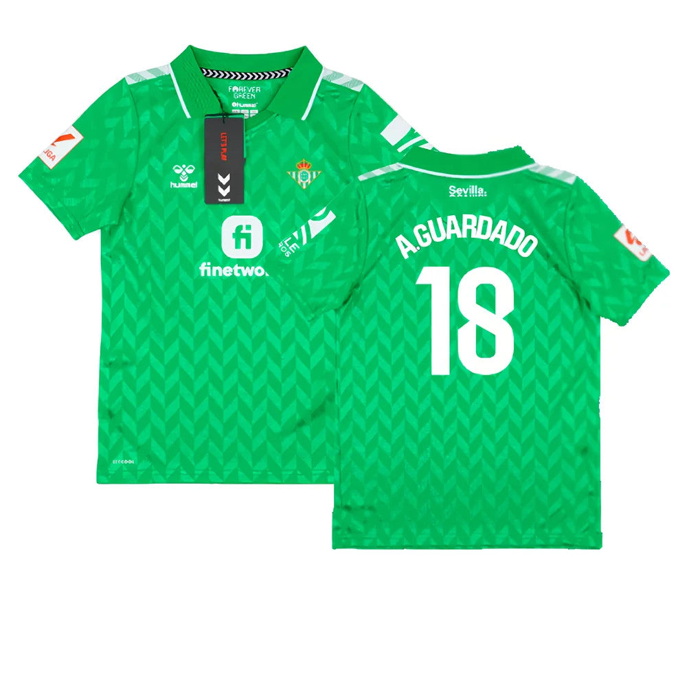2023-2024 Real Betis Away Shirt (Kids) (A.GUARDADO 18)_0