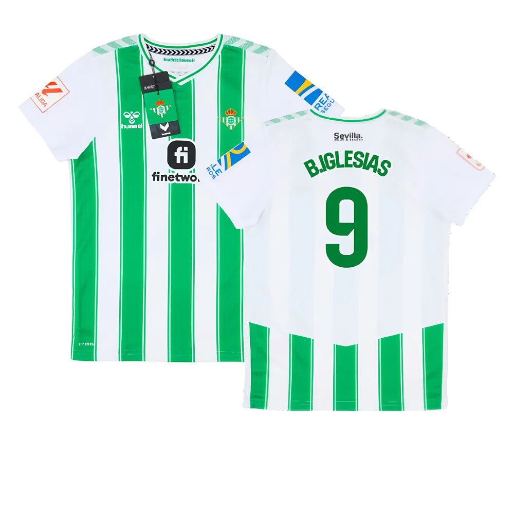 2023-2024 Real Betis Home Shirt (Kids) (B.IGLESIAS 9)_0