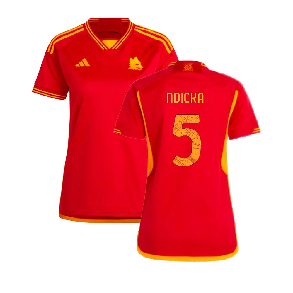 2023-2024 Roma Home Shirt (Ladies) (NDICKA 5)_0