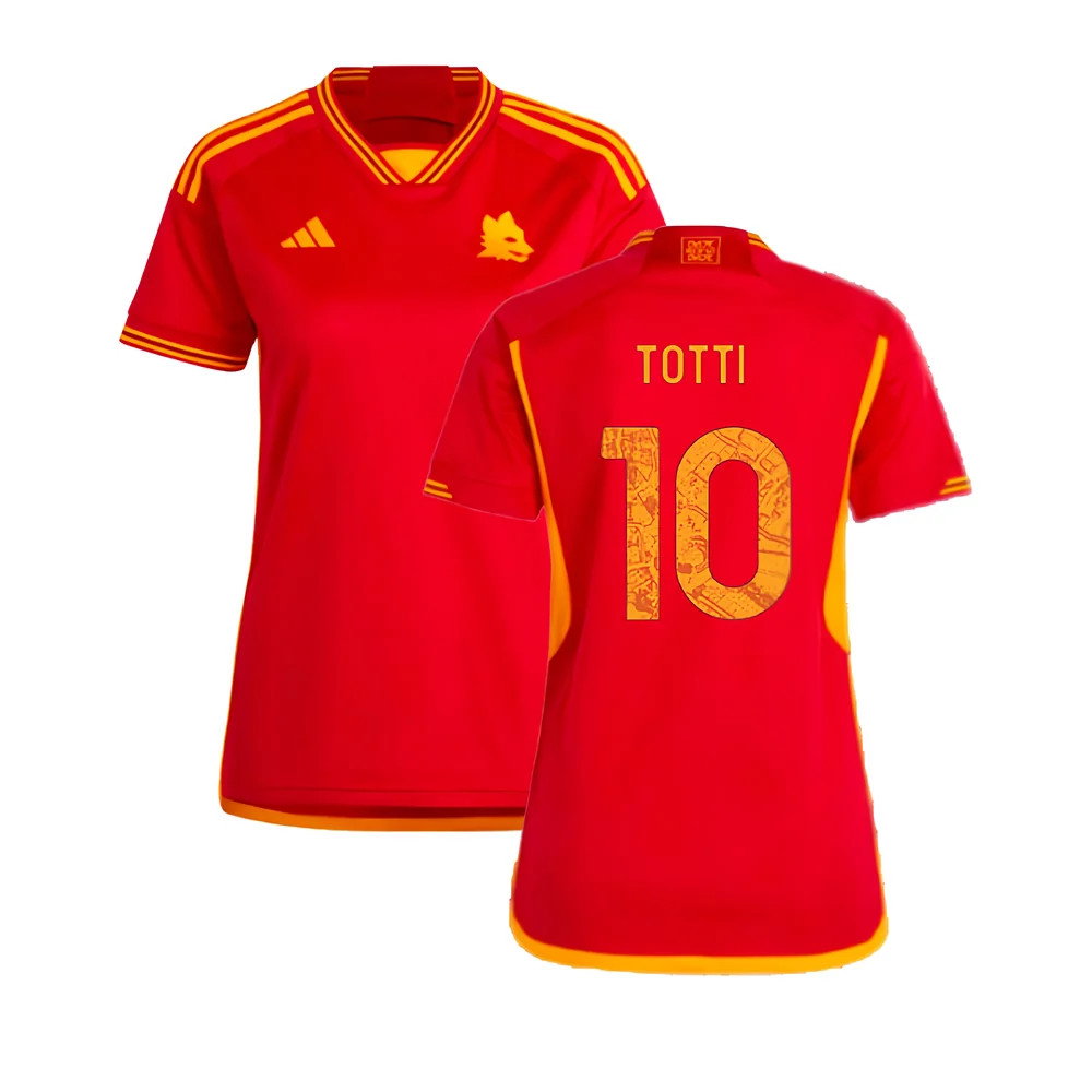 2023-2024 Roma Home Shirt (Ladies) (TOTTI 10)_0