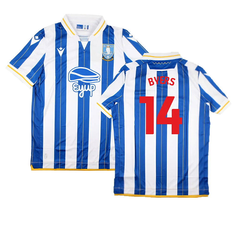 2023-2024 Sheffield Wednesday Home Shirt (BYERS 14)_0