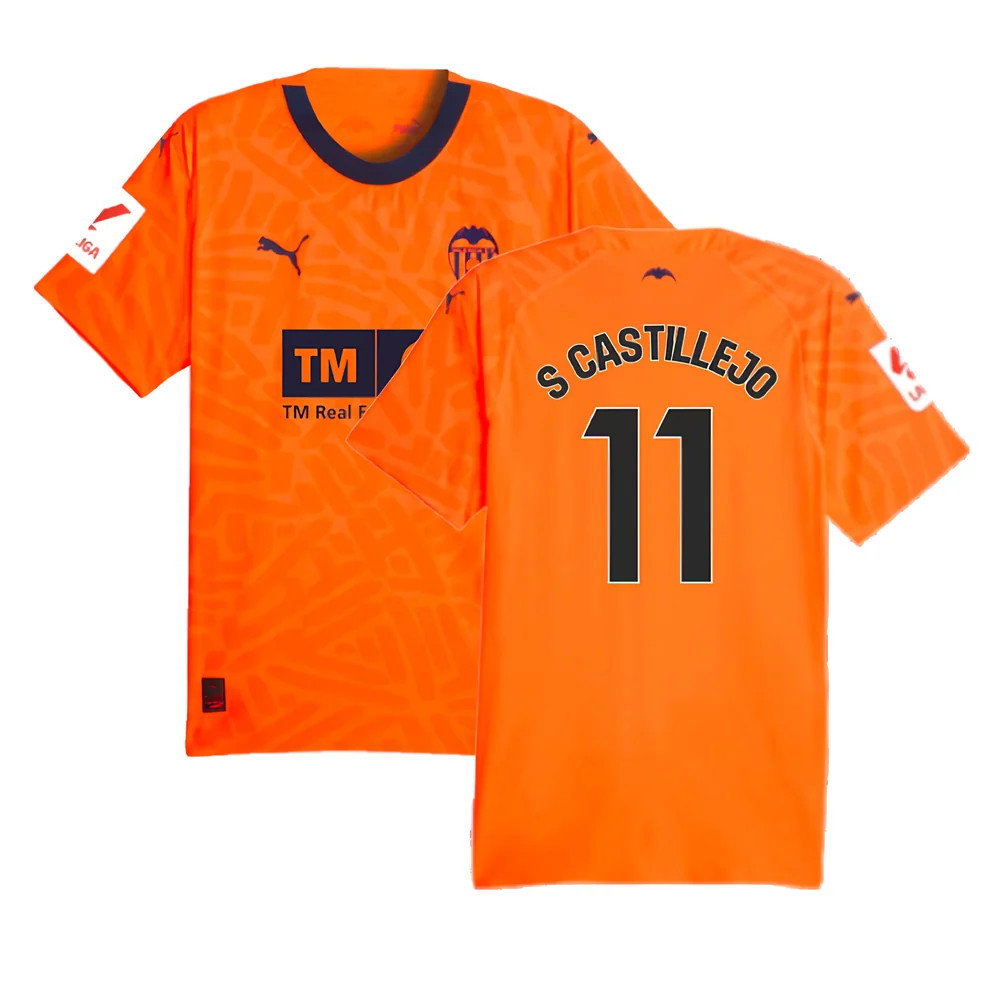 2023-2024 Valencia Third Shirt (S CASTILLEJO 11)_0
