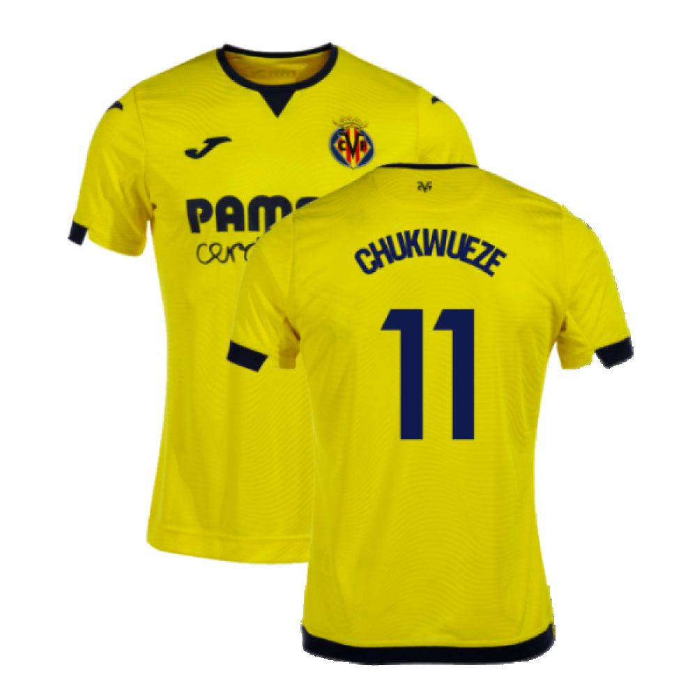 2023-2024 Villarreal Home Shirt (Chukwueze 11)_0