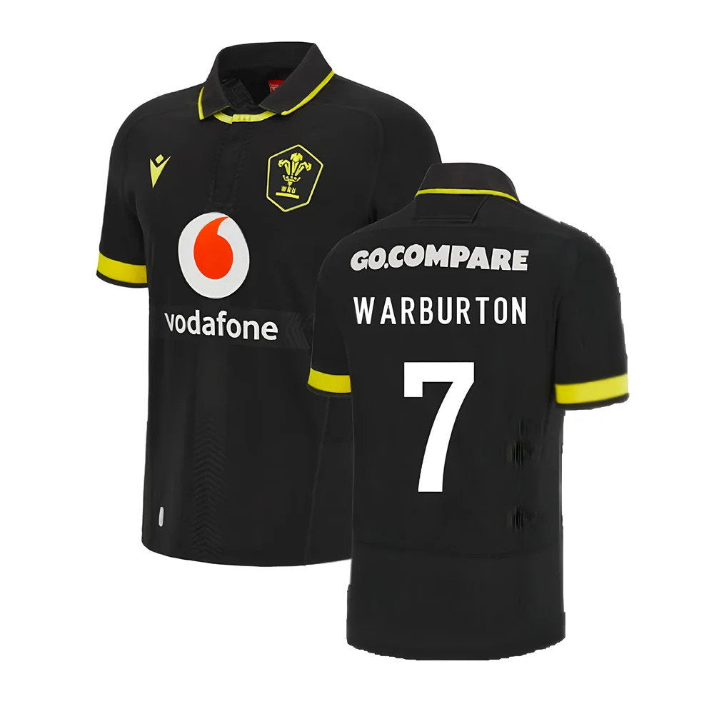 2023-2024 Wales Rugby Away WRU Shirt (Warburton 7)_0
