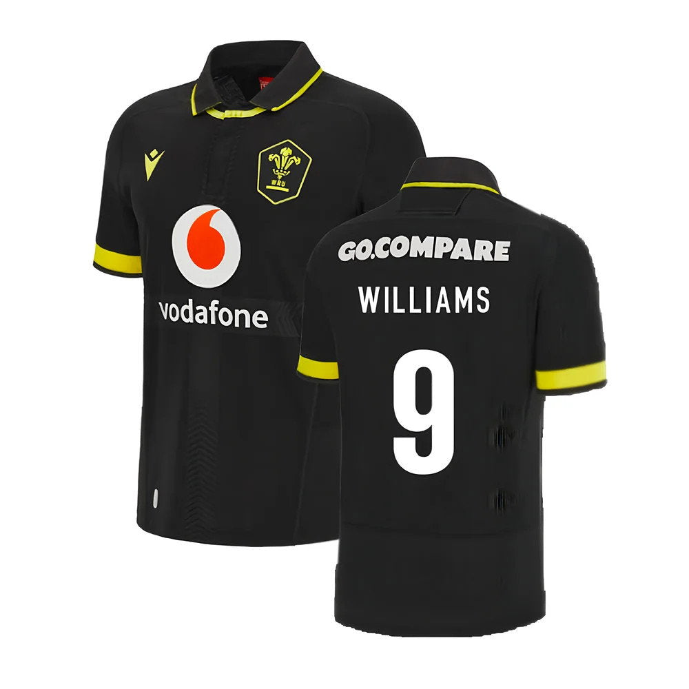 2023-2024 Wales Rugby Away WRU Shirt (Williams 9)_0