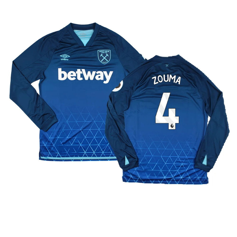 2023-2024 West Ham Long Sleeve Third Shirt (ZOUMA 4)_0
