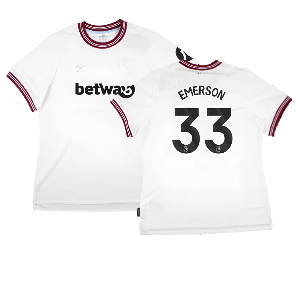 2023-2024 West Ham United Away Shirt (Ladies) (EMERSON 33)_0