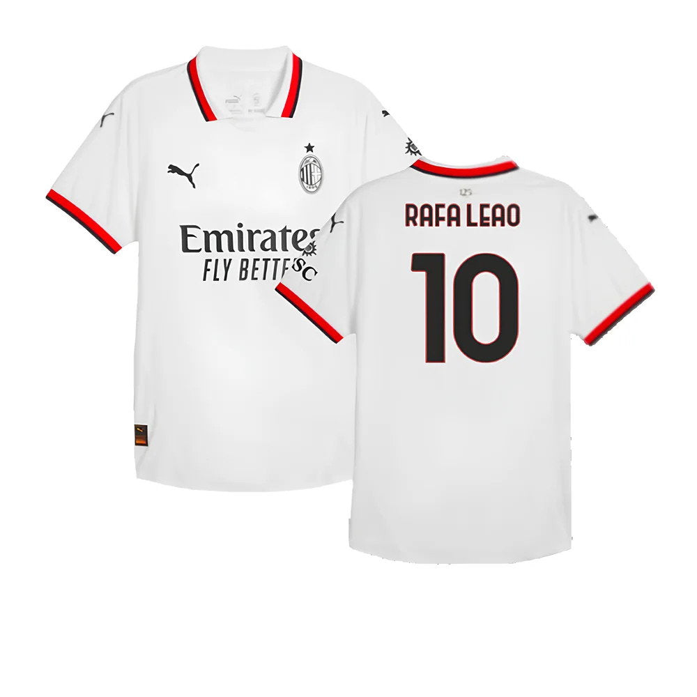 2024-2025 AC Milan Away Authentic Shirt (Rafa Leao 10)_0