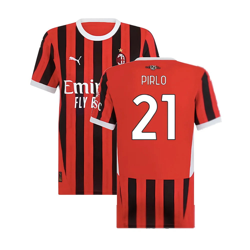 2024-2025 AC Milan Home Shirt (Womens) (Pirlo 21)_0