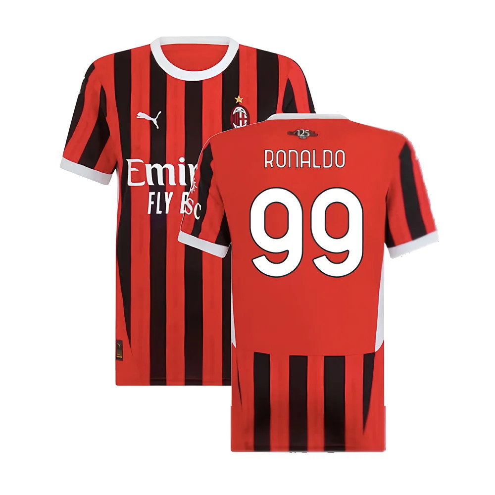 2024-2025 AC Milan Home Shirt (Womens) (Ronaldo 99)_0