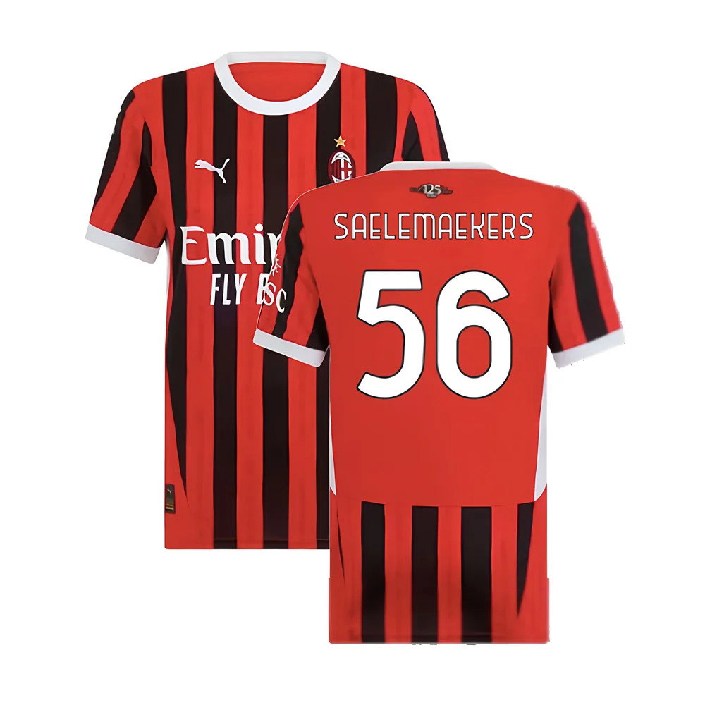 2024-2025 AC Milan Home Shirt (Womens) (Saelemaekers 56)_0