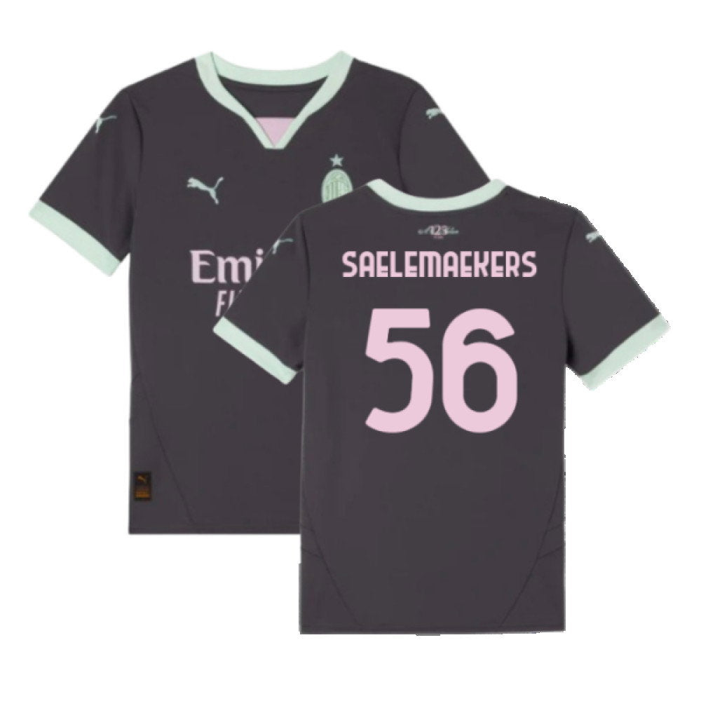 2024-2025 AC Milan Third Shirt (Kids) (Saelemaekers 56)_0