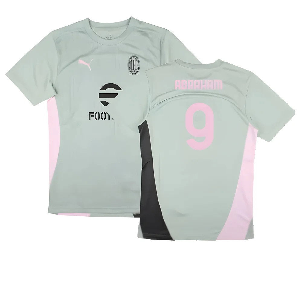 2024-2025 AC Milan Training Shirt (Green Fog) (Abraham 9)_0