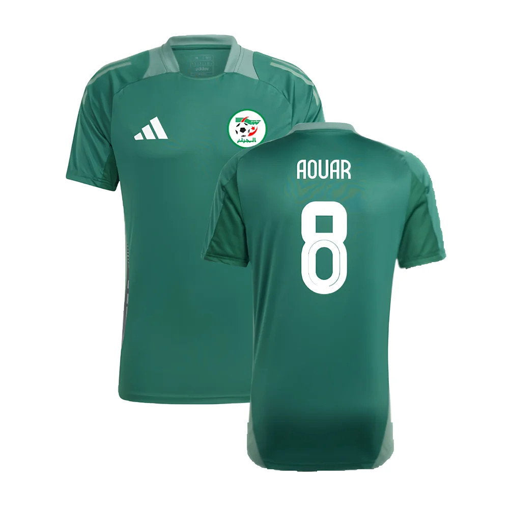 2024-2025 Algeria Training Jersey (Green) (Aouar 8)_0