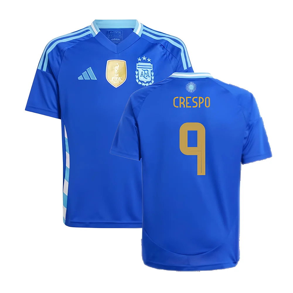 2024-2025 Argentina Away Shirt (Kids) (CRESPO 9)_0