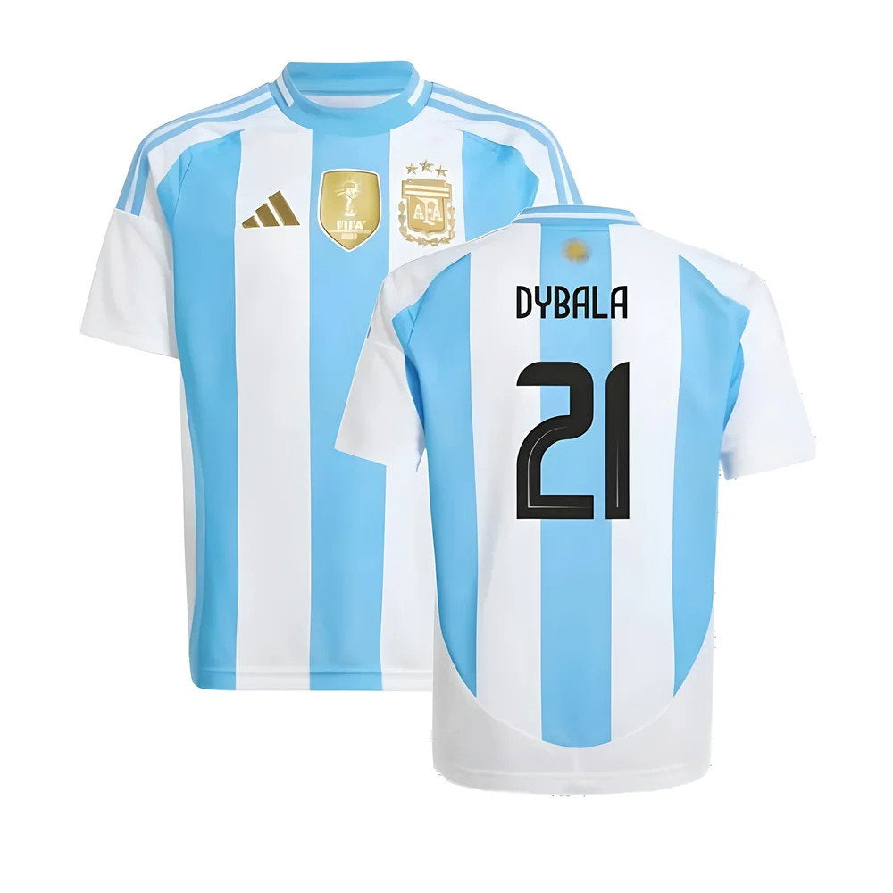 2024-2025 Argentina Home Shirt (Kids) (DYBALA 21)_0