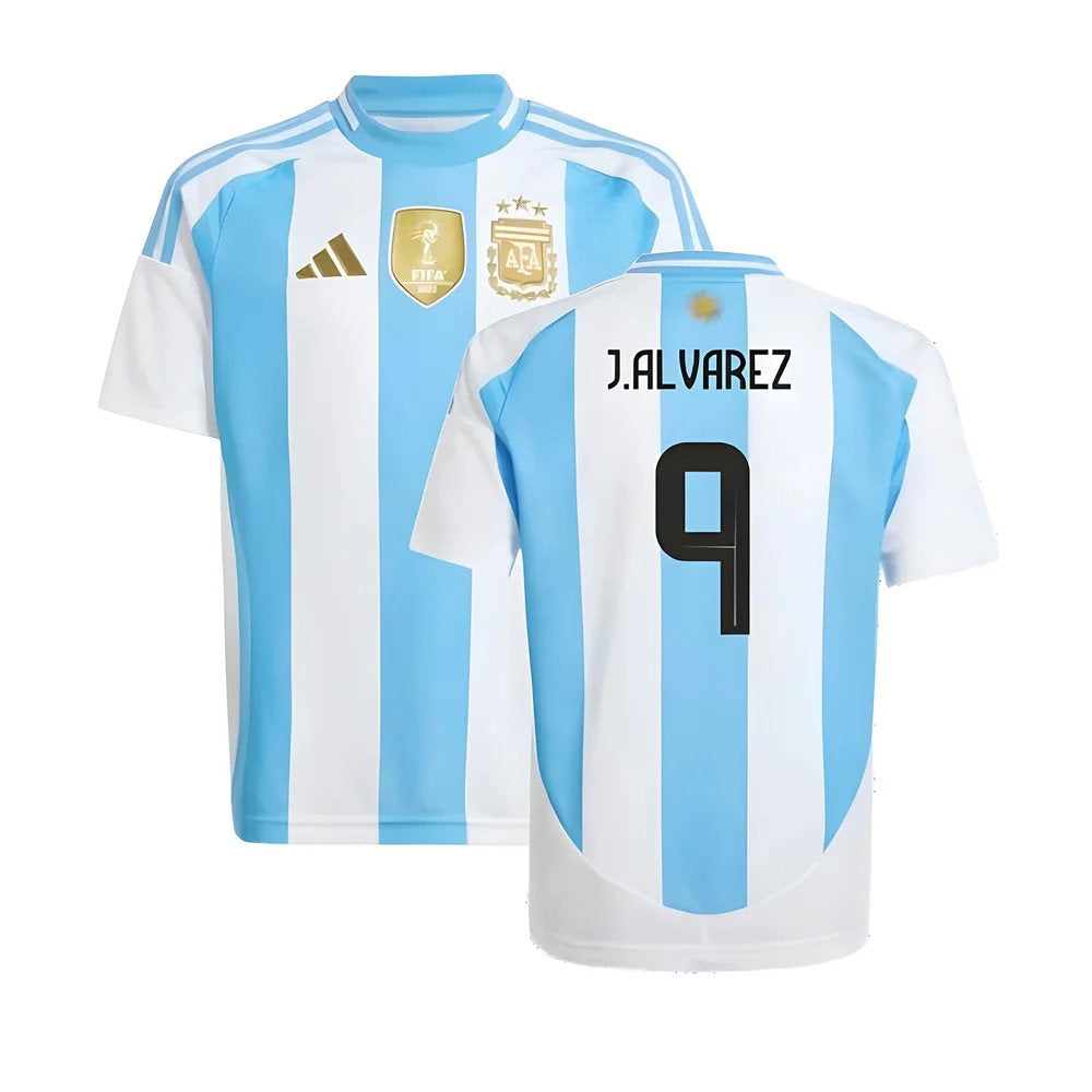 2024-2025 Argentina Home Shirt (Kids) (J.ALVAREZ 9)_0