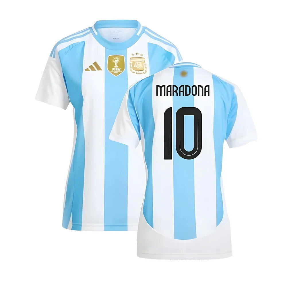2024-2025 Argentina Home Shirt (Ladies) (MARADONA 10)_0