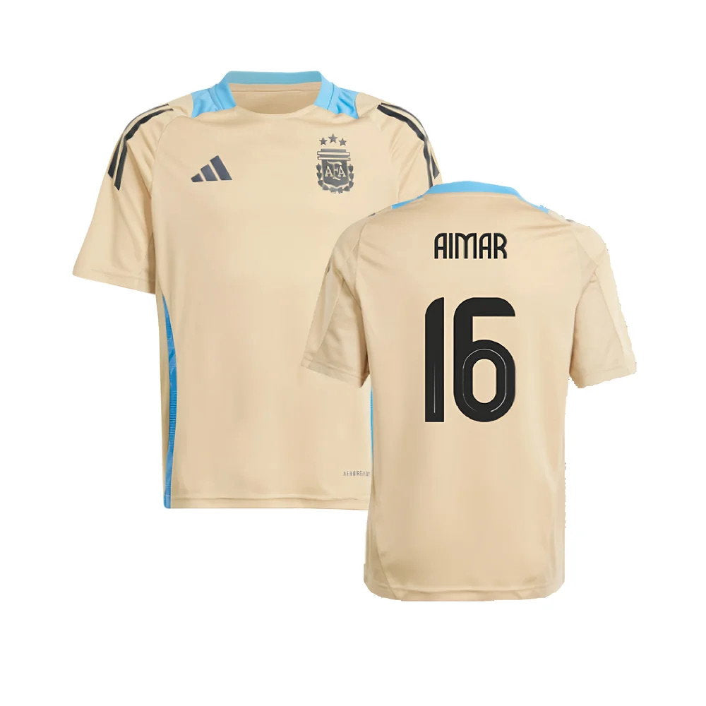 2024-2025 Argentina Training Jersey (Hazy Beige) (AIMAR 16)_0
