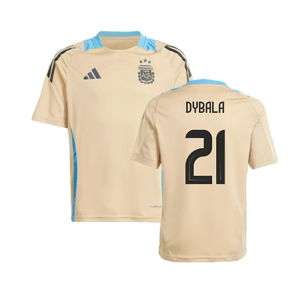 2024-2025 Argentina Training Jersey (Hazy Beige) (DYBALA 21)_0