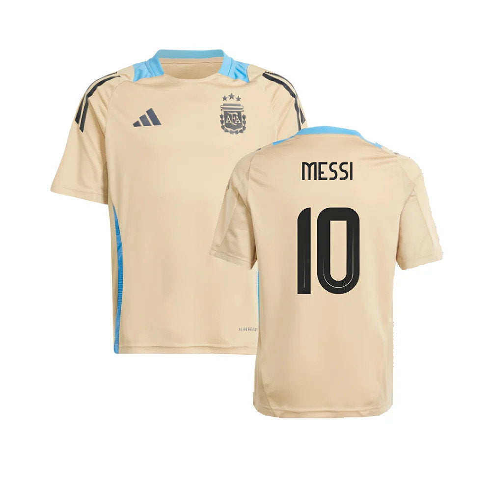 2024-2025 Argentina Training Jersey (Hazy Beige) (MESSI 10)_0