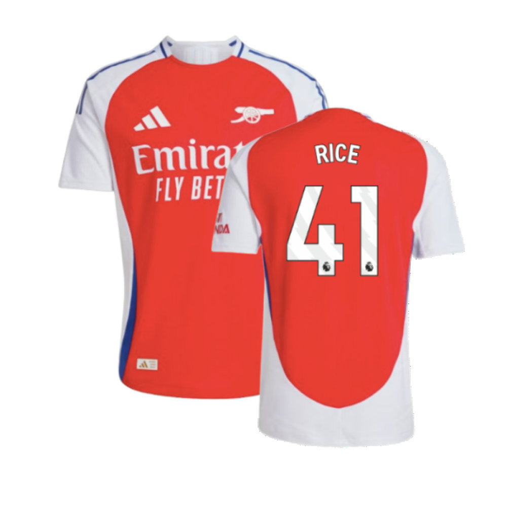2024-2025 Arsenal Authentic Home Shirt (Rice 41)_0
