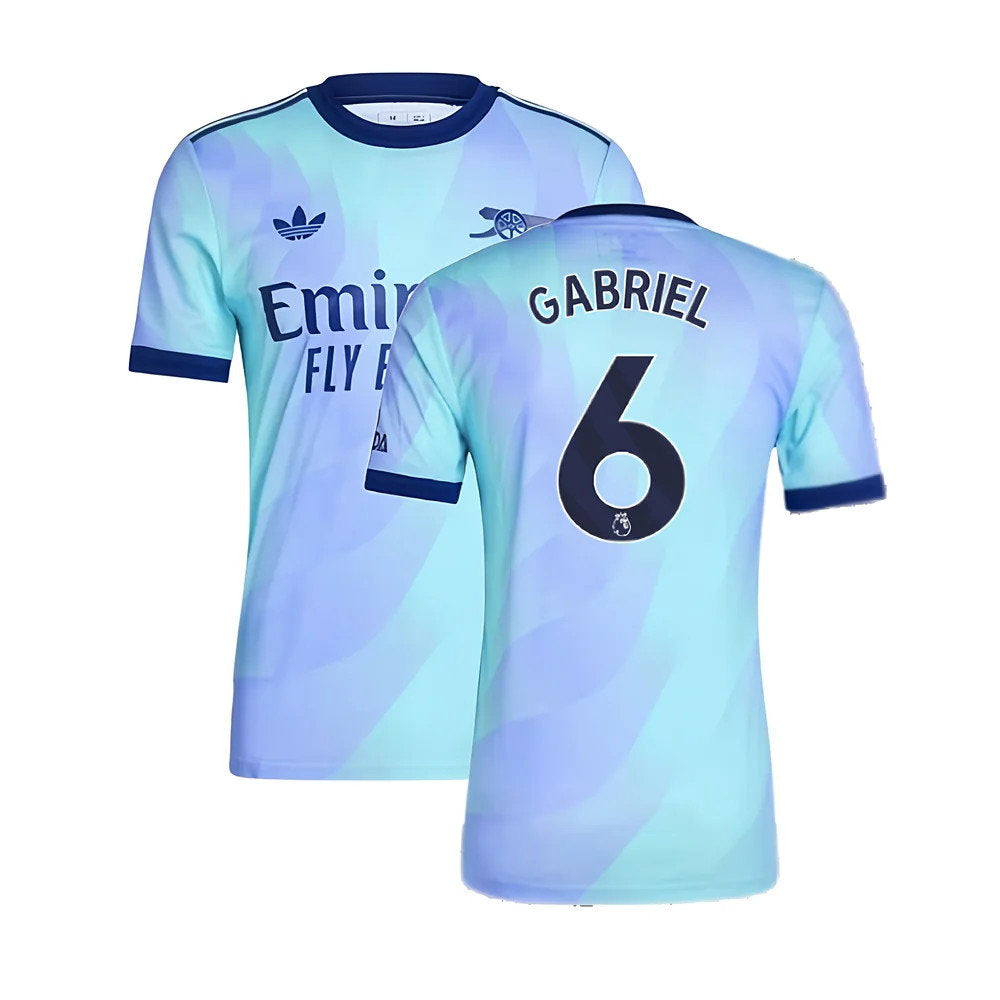 2024-2025 Arsenal Authentic Third Shirt (Gabriel 6)_0