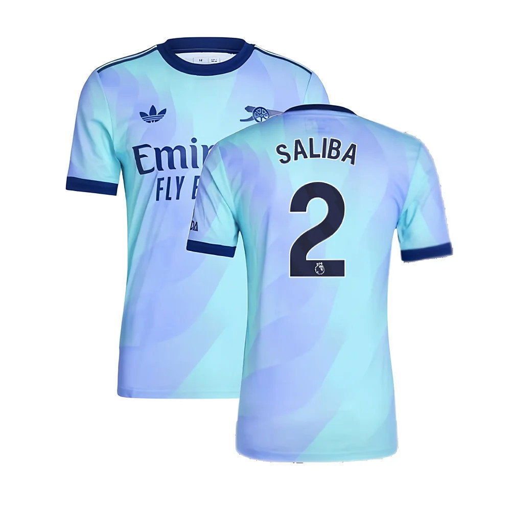 2024-2025 Arsenal Authentic Third Shirt (Saliba 2)_0