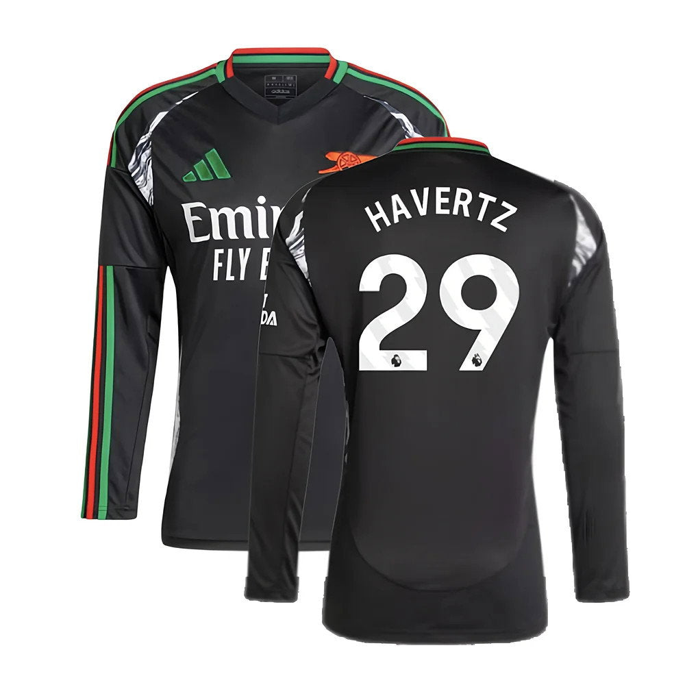 2024-2025 Arsenal Away Long Sleeve Shirt (Havertz 29)_0