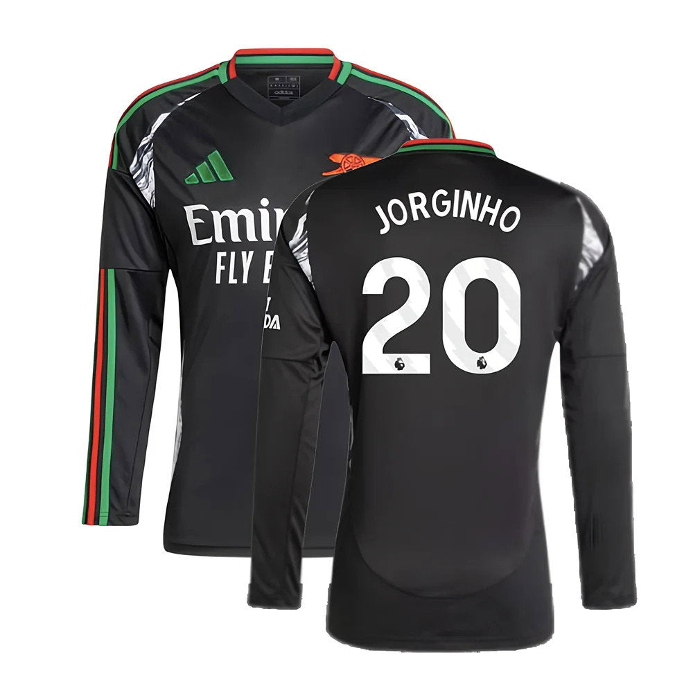 2024-2025 Arsenal Away Long Sleeve Shirt (Jorginho 20)_0