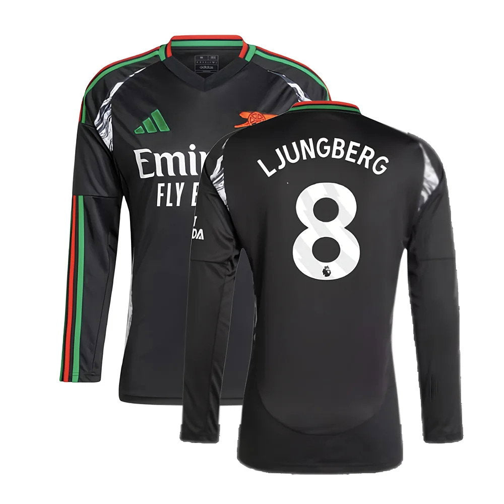 2024-2025 Arsenal Away Long Sleeve Shirt (Ljungberg 8)_0