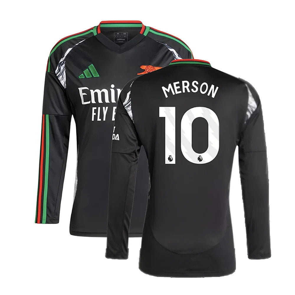 2024-2025 Arsenal Away Long Sleeve Shirt (Merson 10)_0